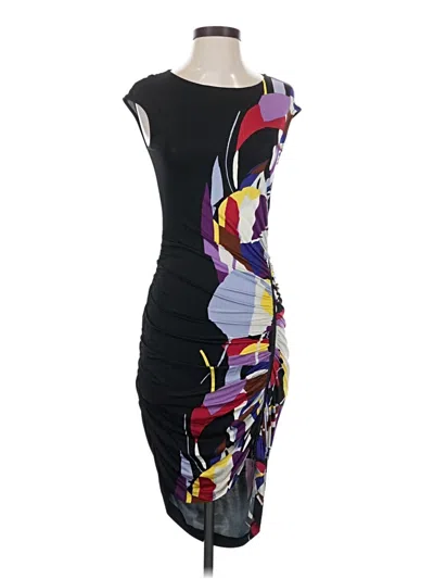 Pre-owned Bcbgmaxazria Cocktail Dress In Black