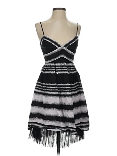 Pre-owned Bcbgmaxazria Cocktail Dress In Black