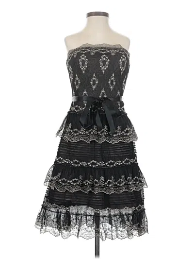 Pre-owned Bcbgmaxazria Cocktail Dress In Black