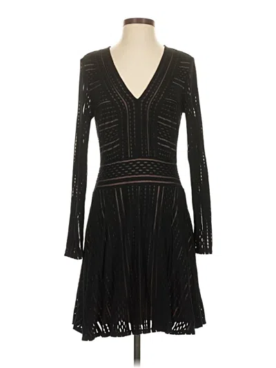 Pre-owned Bcbgmaxazria Cocktail Dress In Black
