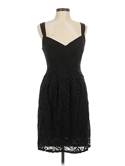 Pre-owned Bcbgmaxazria Cocktail Dress In Black