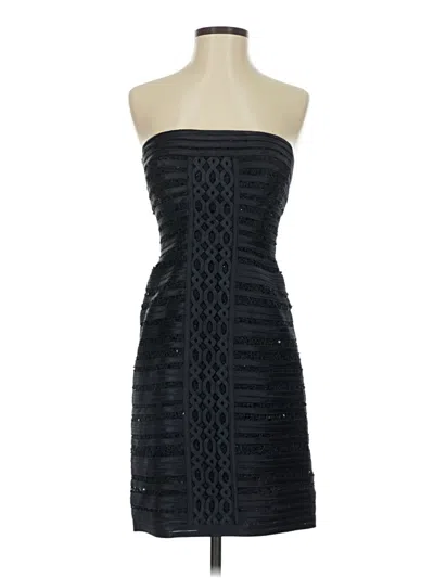 Pre-owned Bcbgmaxazria Cocktail Dress In Black