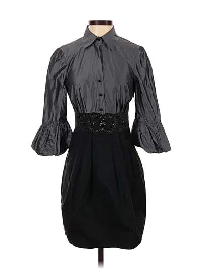 Pre-owned Bcbgmaxazria Cocktail Dress In Black
