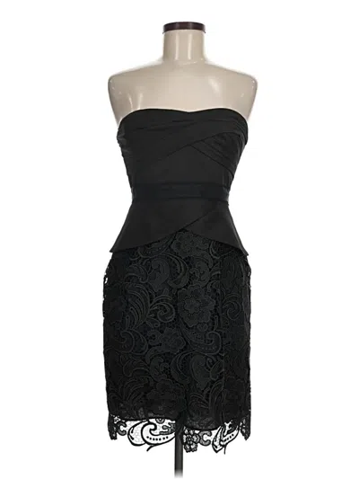 Pre-owned Bcbgmaxazria Cocktail Dress In Black