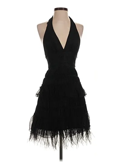 Pre-owned Bcbgmaxazria Cocktail Dress In Black