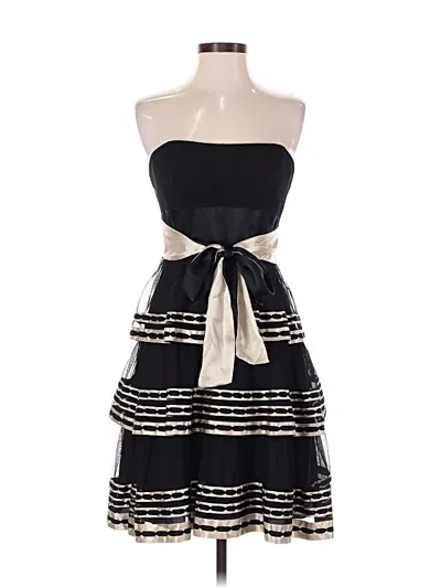 Pre-owned Bcbgmaxazria Cocktail Dress In Black