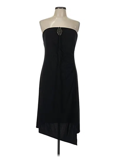 Pre-owned Bcbgmaxazria Cocktail Dress In Black