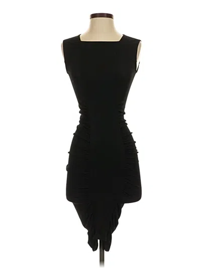 Pre-owned Bcbgmaxazria Cocktail Dress In Black