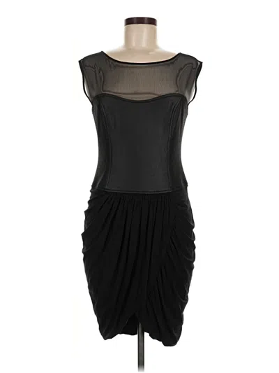 Pre-owned Bcbgmaxazria Cocktail Dress In Black