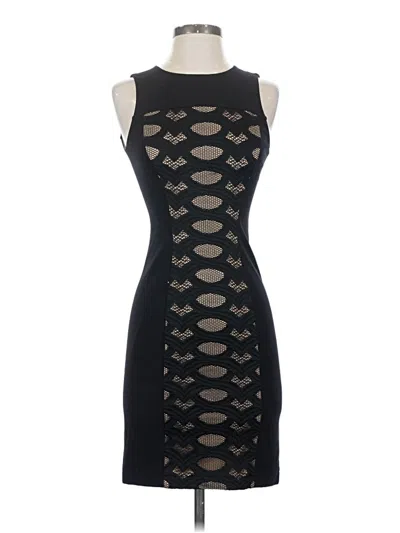 Pre-owned Bcbgmaxazria Cocktail Dress In Black