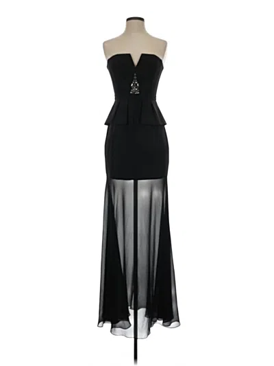 Pre-owned Bcbgmaxazria Cocktail Dress In Black