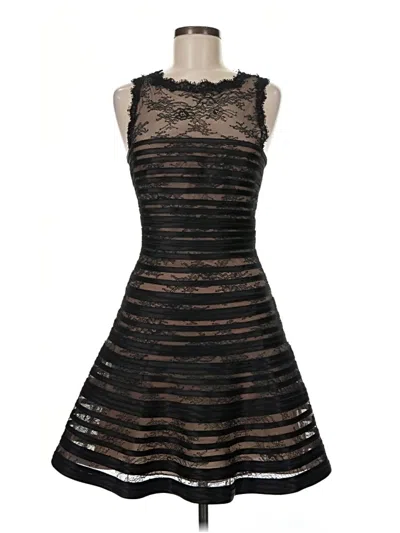 Pre-owned Bcbgmaxazria Cocktail Dress In Black