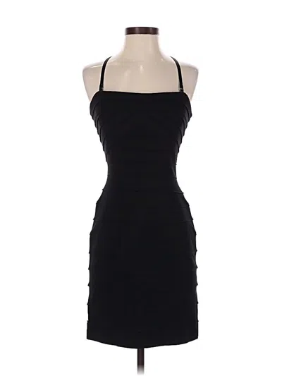Pre-owned Bcbgmaxazria Cocktail Dress In Black