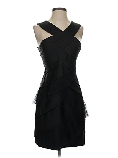 Pre-owned Bcbgmaxazria Cocktail Dress In Black