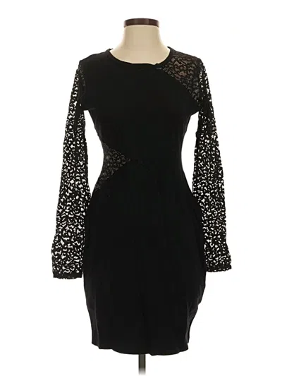 Pre-owned Bcbgmaxazria Cocktail Dress In Black