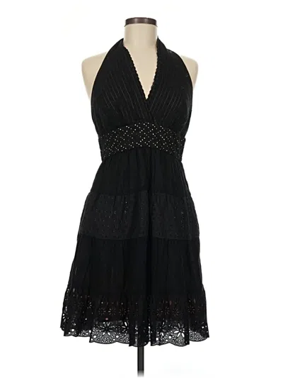 Pre-owned Bcbgmaxazria Cocktail Dress In Black