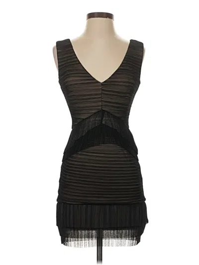 Pre-owned Bcbgmaxazria Cocktail Dress In Black