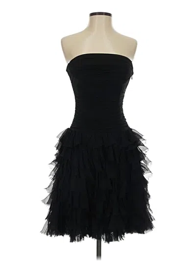 Pre-owned Bcbgmaxazria Cocktail Dress In Black