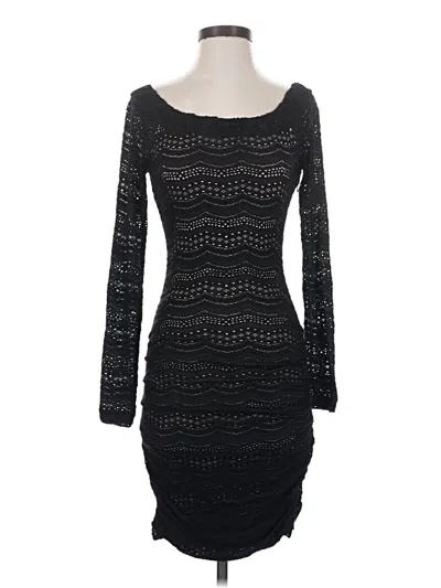 Pre-owned Bcbgmaxazria Cocktail Dress In Black