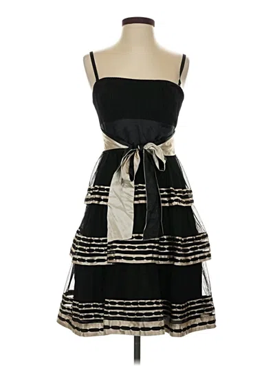Pre-owned Bcbgmaxazria Cocktail Dress In Black