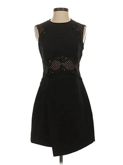 Pre-owned Bcbgmaxazria Cocktail Dress In Black