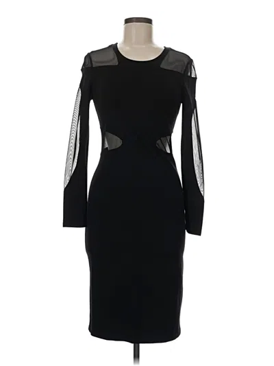 Pre-owned Bcbgmaxazria Cocktail Dress In Black