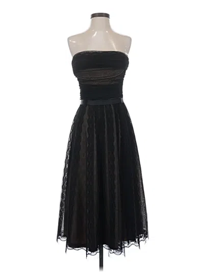 Pre-owned Bcbgmaxazria Cocktail Dress In Black
