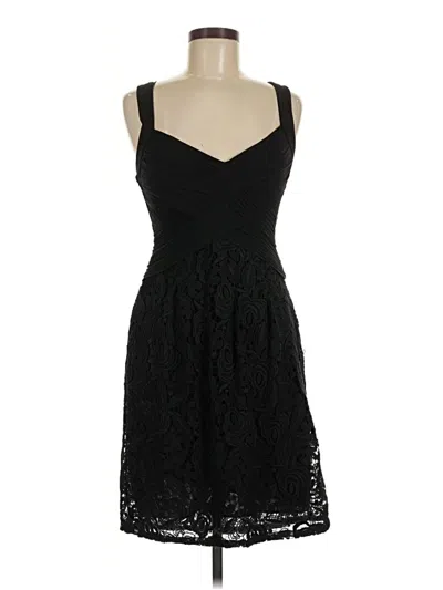 Pre-owned Bcbgmaxazria Cocktail Dress In Black
