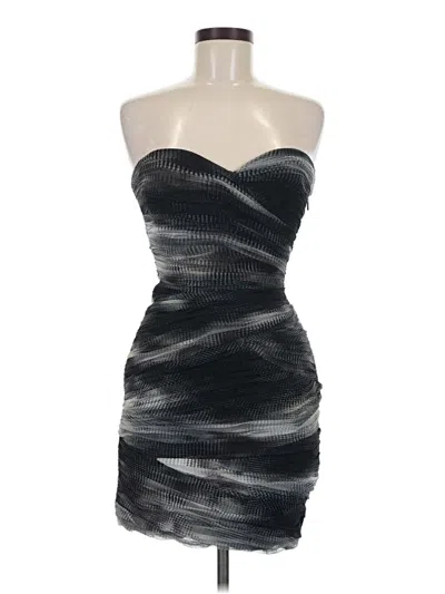 Pre-owned Bcbgmaxazria Cocktail Dress In Black