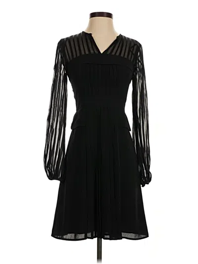 Pre-owned Bcbgmaxazria Cocktail Dress In Black