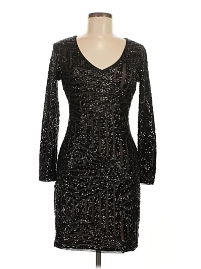 Pre-owned Bcbgmaxazria Cocktail Dress In Black