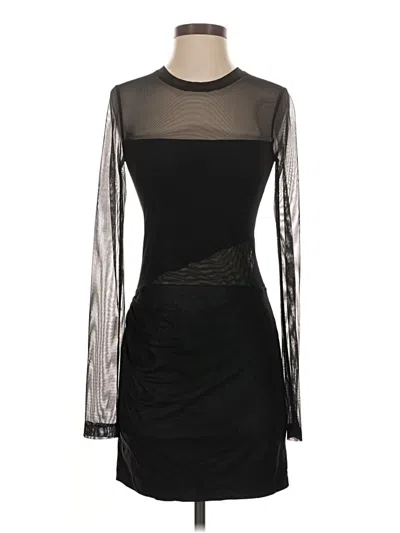 Pre-owned Bcbgmaxazria Cocktail Dress In Black