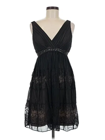 Pre-owned Bcbgmaxazria Cocktail Dress In Black