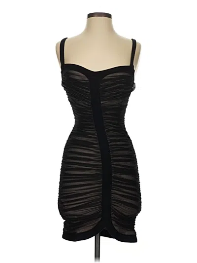 Pre-owned Bcbgmaxazria Cocktail Dress In Black