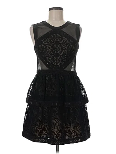 Pre-owned Bcbgmaxazria Cocktail Dress In Black