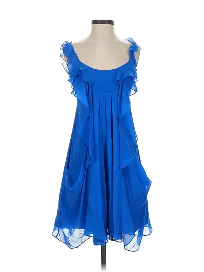 Pre-owned Bcbgmaxazria Cocktail Dress In Blue