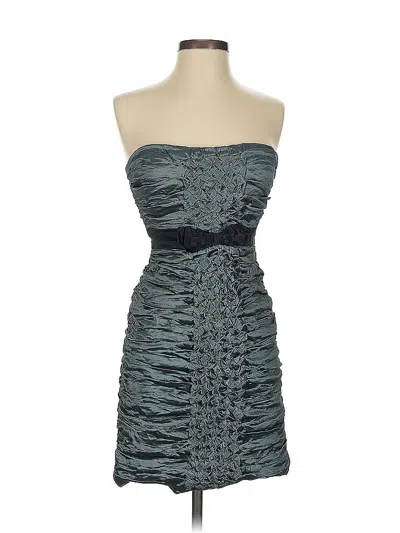 Pre-owned Bcbgmaxazria Cocktail Dress In Blue