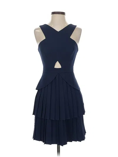 Pre-owned Bcbgmaxazria Cocktail Dress In Blue