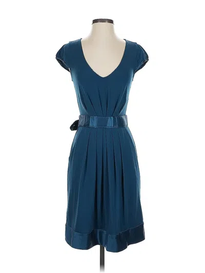 Pre-owned Bcbgmaxazria Cocktail Dress In Blue