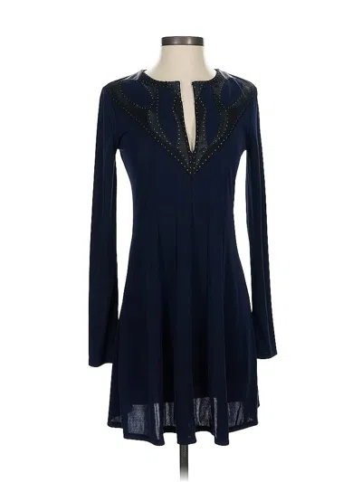 Pre-owned Bcbgmaxazria Cocktail Dress In Blue