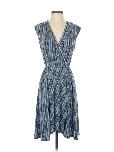 Pre-owned Bcbgmaxazria Cocktail Dress In Blue