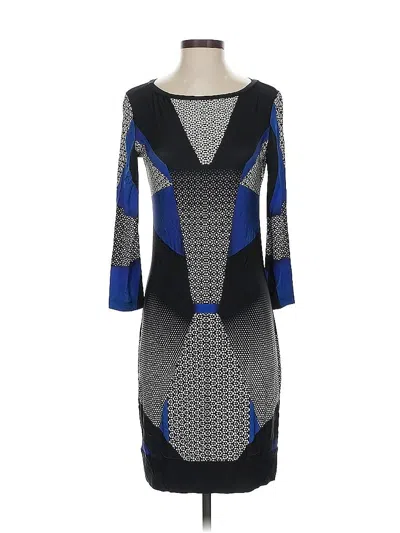 Pre-owned Bcbgmaxazria Cocktail Dress In Blue