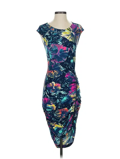 Pre-owned Bcbgmaxazria Cocktail Dress In Blue