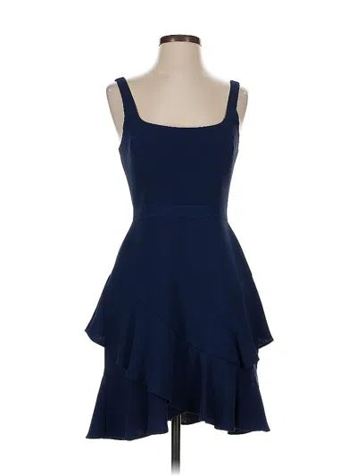 Pre-owned Bcbgmaxazria Cocktail Dress In Blue