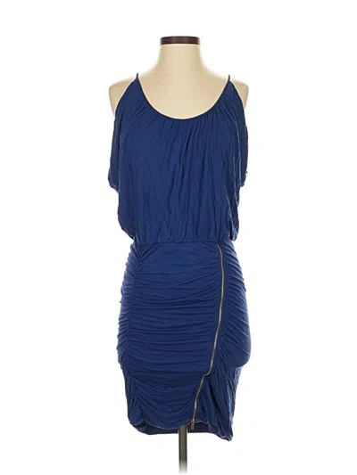 Pre-owned Bcbgmaxazria Cocktail Dress In Blue