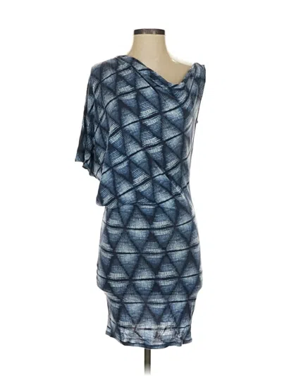 Pre-owned Bcbgmaxazria Cocktail Dress In Blue