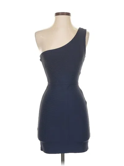 Pre-owned Bcbgmaxazria Cocktail Dress In Blue