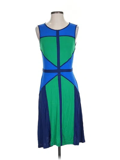 Pre-owned Bcbgmaxazria Cocktail Dress In Blue
