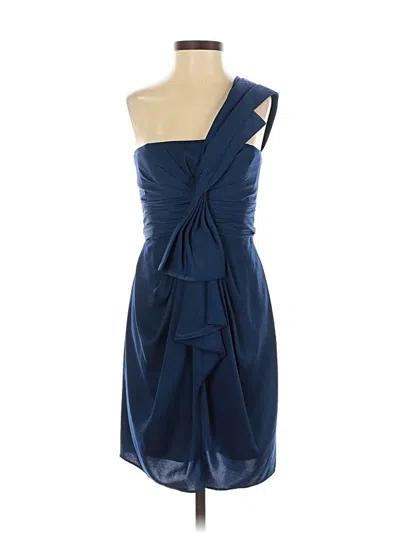 Pre-owned Bcbgmaxazria Cocktail Dress In Blue