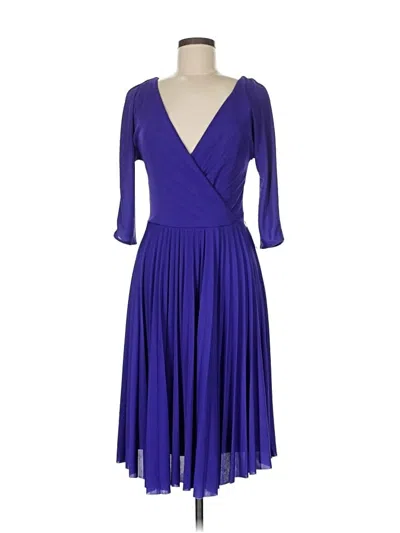 Pre-owned Bcbgmaxazria Cocktail Dress In Blue